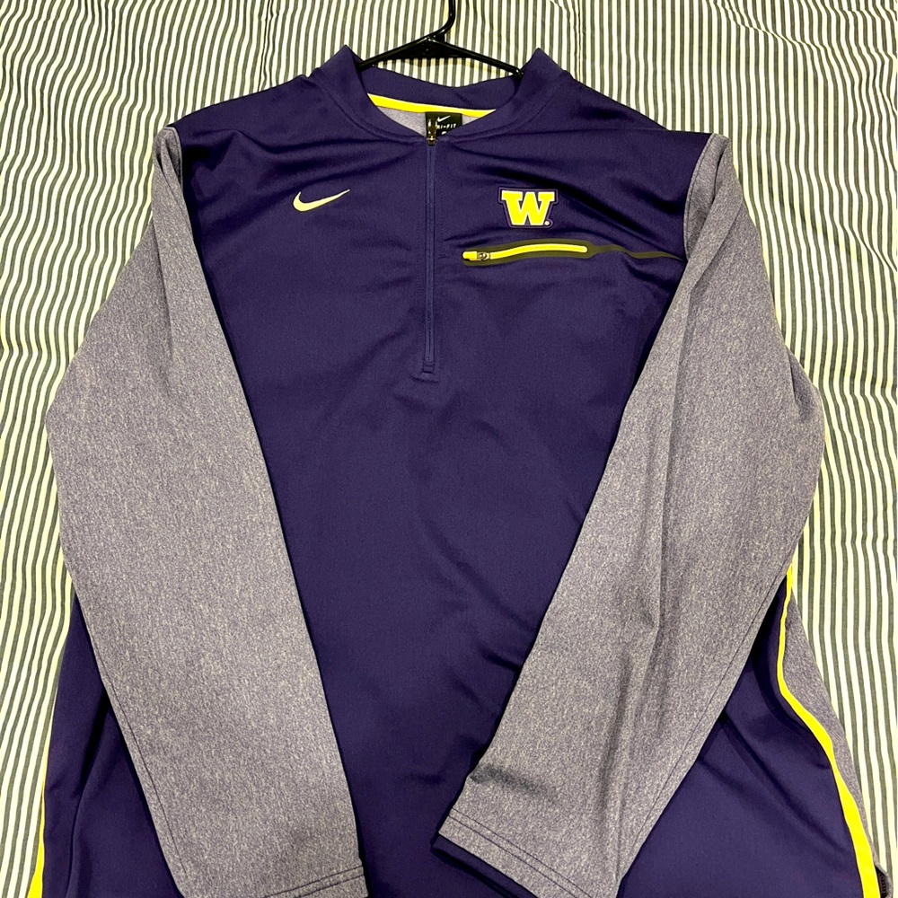 University of Washington Nike Dri-Fit Pullover Sweater Size XL